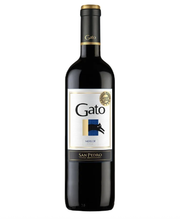 Vino Gato Merlot 700 cc - Imagen 2